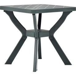 vidaXL Bistrotafel 70x70x72 cm kunststof groen