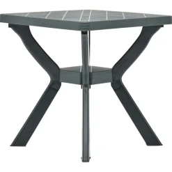 vidaXL Bistrotafel 70x70x72 cm kunststof groen