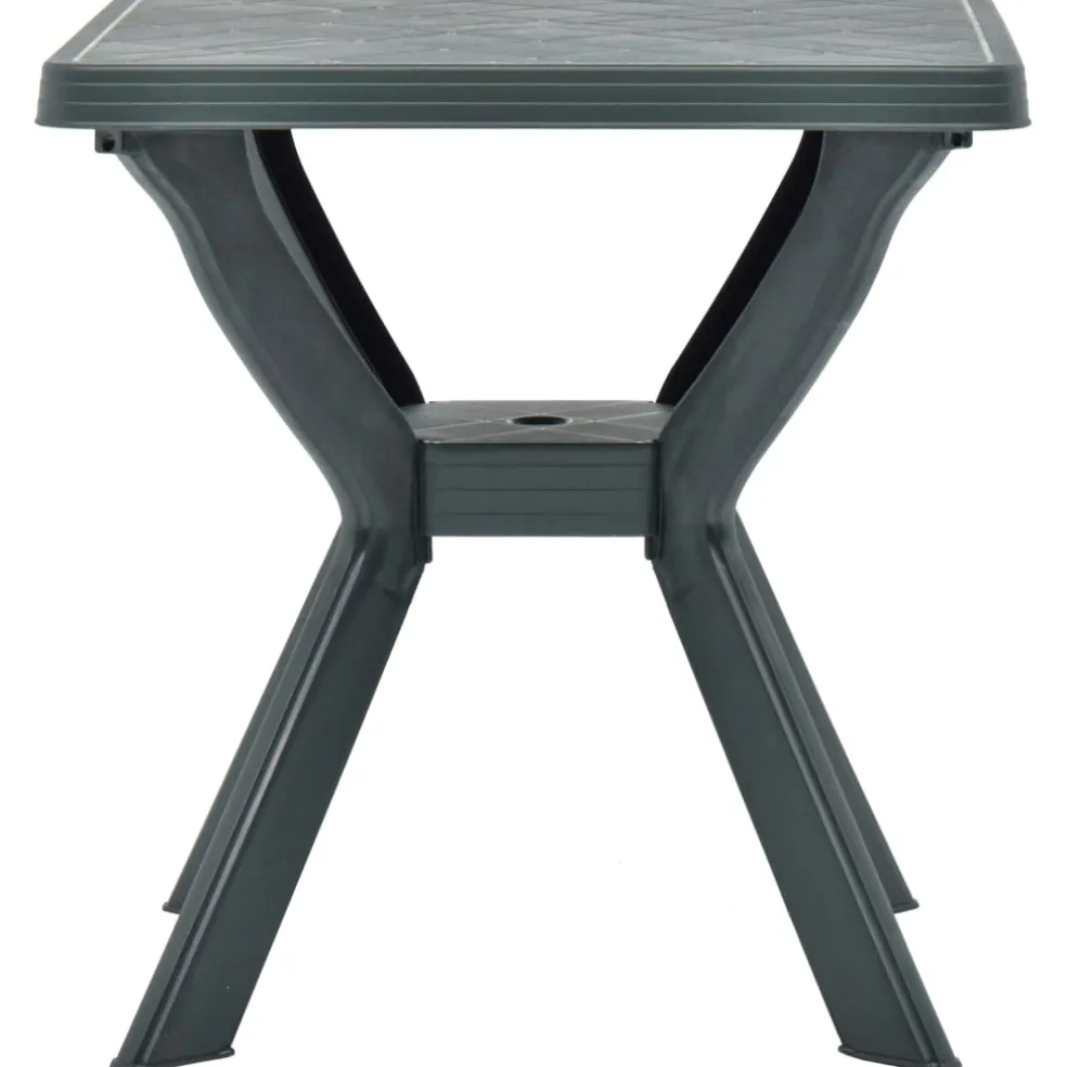 vidaXL Bistrotafel 70x70x72 cm kunststof groen