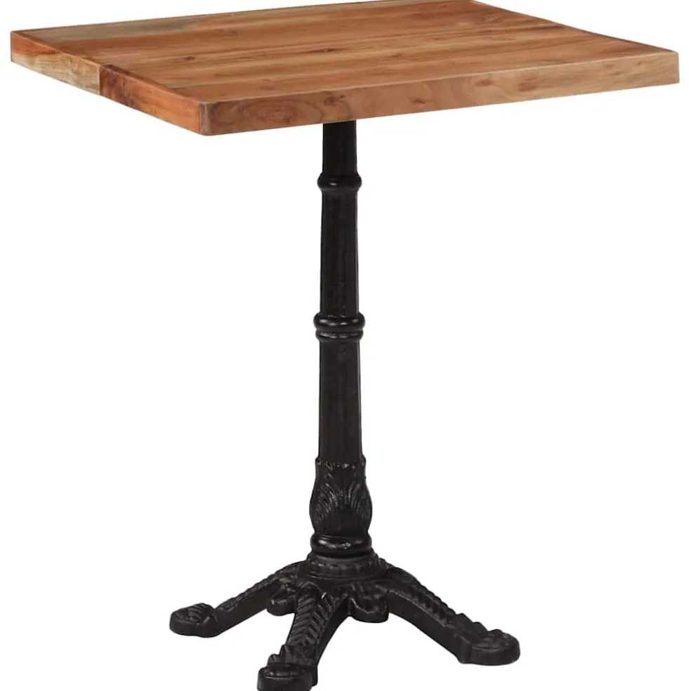 vidaXL Bistrotafel 60x60x76 cm massief acaciahout