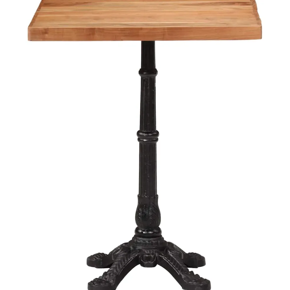 vidaXL Bistrotafel 60x60x76 cm massief acaciahout
