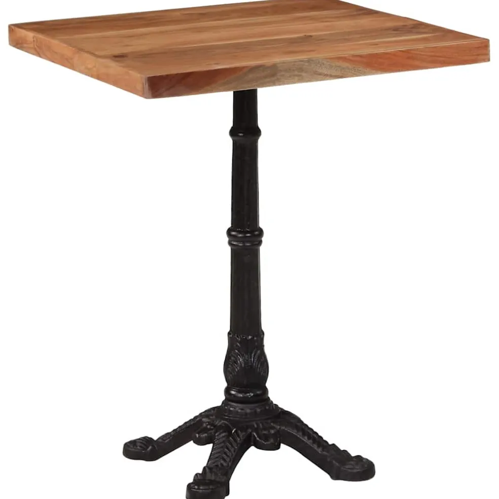 vidaXL Bistrotafel 60x60x76 cm massief acaciahout