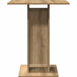 vidaXL Bistrotafel 60x60x75 cm spaanplaat artisanaal eikenkleurig