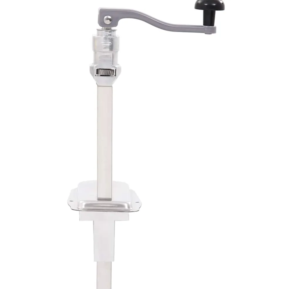 vidaXL Blikopener 70 cm aluminium en roestvrij staal zilverkleurig