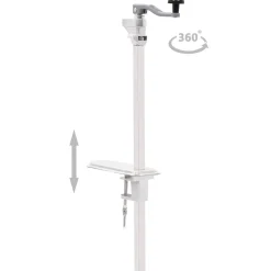 vidaXL Blikopener 70 cm aluminium en roestvrij staal zilverkleurig