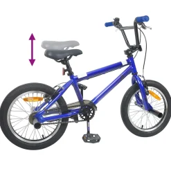 vidaXL BMX Fiets 20 Inch voor boven de 9 jaar Donkerblauw