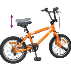 vidaXL BMX Fiets 20 Inch voor boven de 9 jaar Oranje