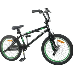 vidaXL BMX Fiets 20 Inch voor boven de 9 jaar Zwart