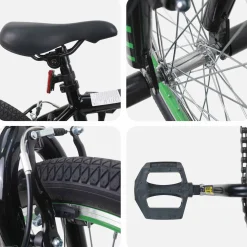 vidaXL BMX Fiets 20 Inch voor boven de 9 jaar Zwart