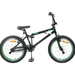 vidaXL BMX Fiets 20 Inch voor boven de 9 jaar Zwart