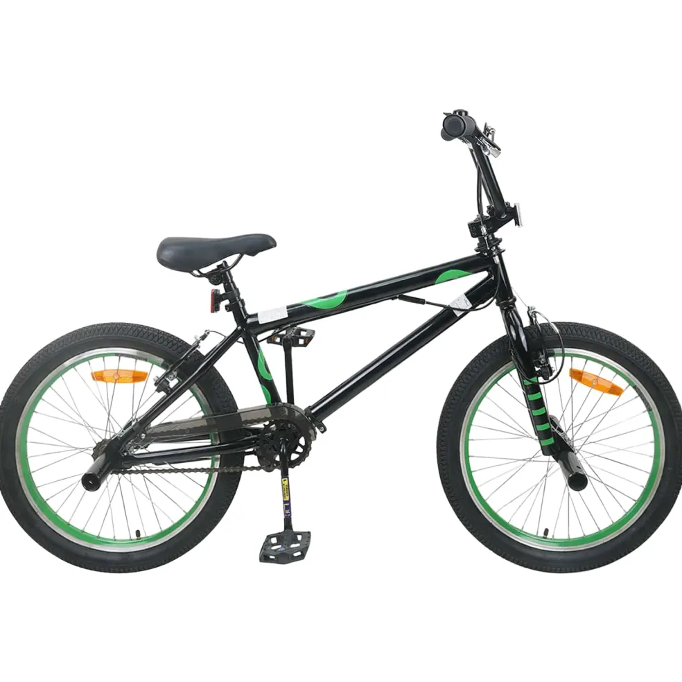 vidaXL BMX Fiets 20 Inch voor boven de 9 jaar Zwart