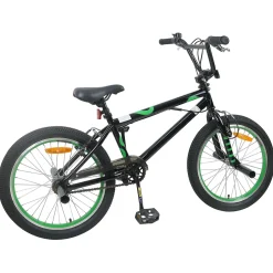 vidaXL BMX Fiets 20 Inch voor boven de 9 jaar Zwart