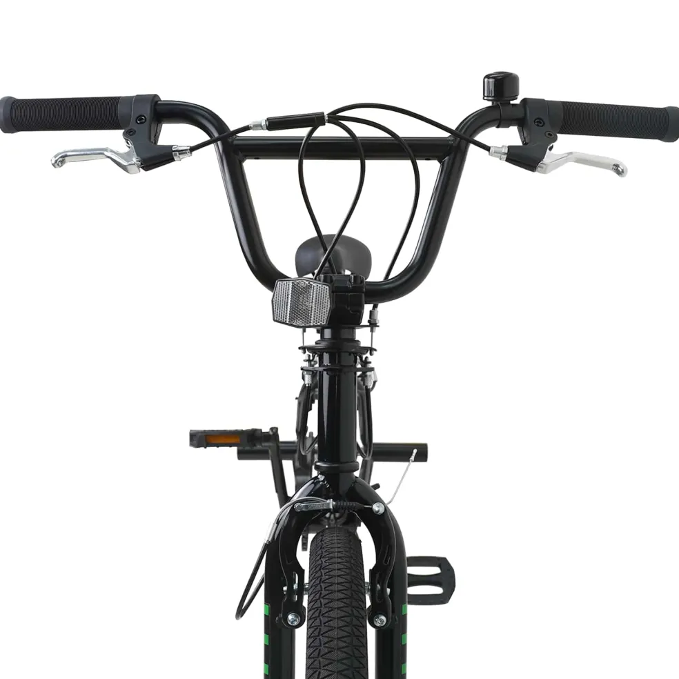 vidaXL BMX Fiets 20 Inch voor boven de 9 jaar Zwart