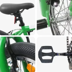 vidaXL BMX Fiets 20 Inch voor boven de 9 jaar Groen