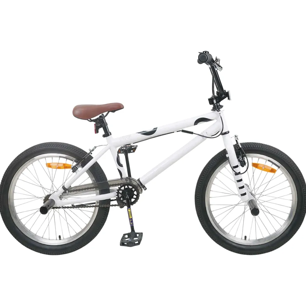 vidaXL BMX Fiets 20 Inch voor boven de 9 jaar Wit