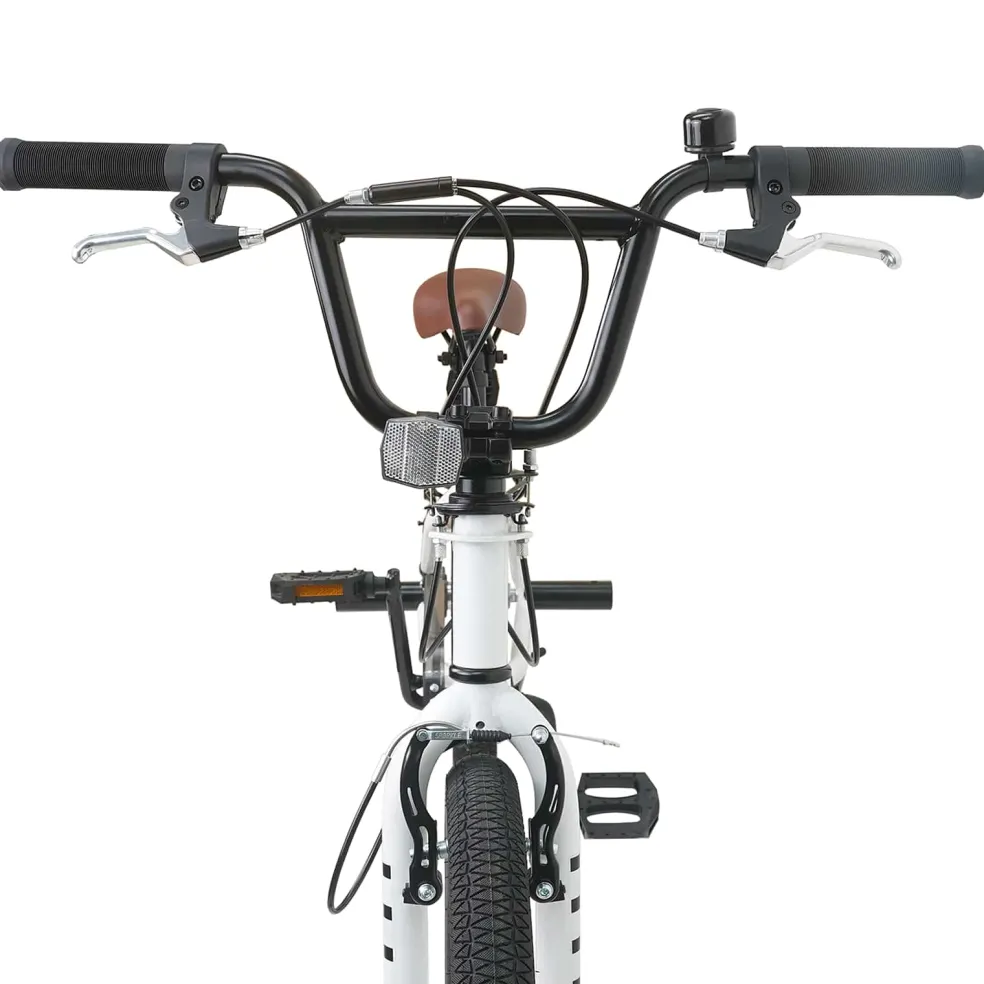 vidaXL BMX Fiets 20 Inch voor boven de 9 jaar Wit