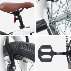 vidaXL BMX Fiets 16 Inch voor 5-8 jaar oud Wit