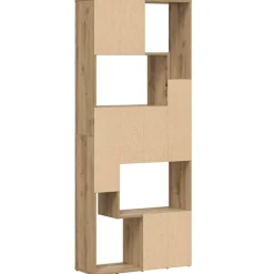 vidaXL Boekenkast Artisan Eiken 67x24x161 cm Bewerkt Hout