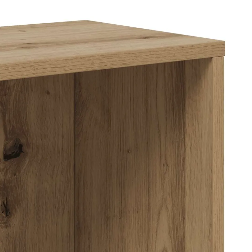 vidaXL Boekenkast Artisan Eiken 67x24x161 cm Bewerkt Hout