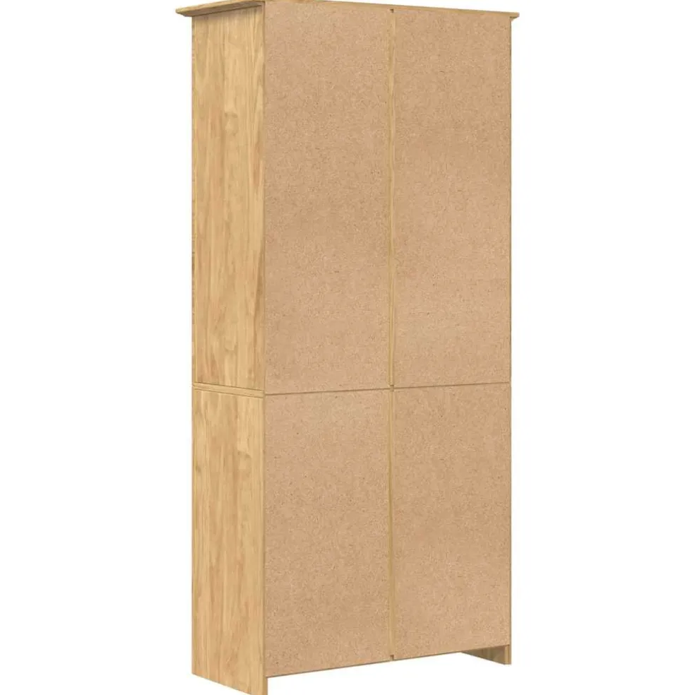 vidaXL Boekenkast BODO 3-laags 82 x 40 x 173 cm Bewerkt hout