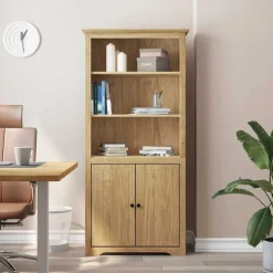 vidaXL Boekenkast BODO 3-laags 82 x 40 x 173 cm Bewerkt hout