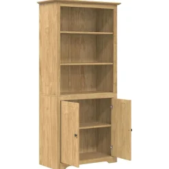 vidaXL Boekenkast BODO 3-laags 82 x 40 x 173 cm Bewerkt hout