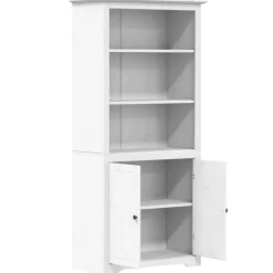 vidaXL Boekenkast BODO 82x40x173 cm massief grenenhout wit