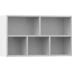 vidaXL Boekenkast/dressoir 50x25x80 cm bewerkt hout wit