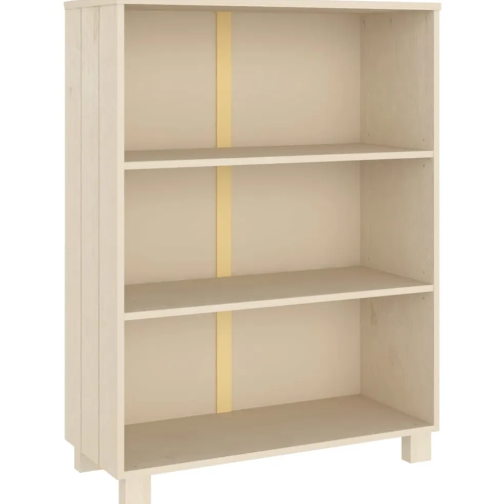 vidaXL Boekenkast HAMAR 85x35x112 cm massief grenenhout honingbruin