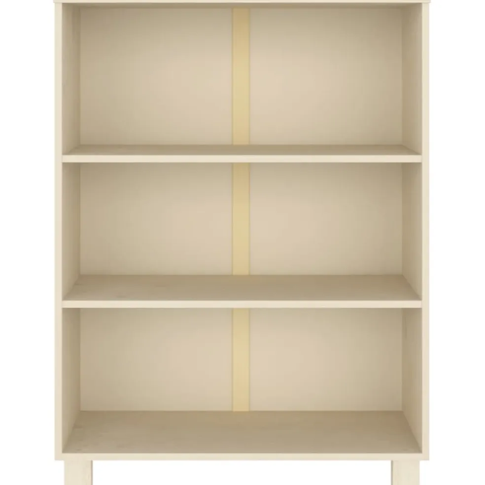 vidaXL Boekenkast HAMAR 85x35x112 cm massief grenenhout honingbruin