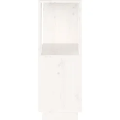 vidaXL Boekenkast/kamerscherm 51x25x70 cm massief grenenhout wit