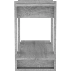 vidaXL Boekenkast/kamerscherm 80x30x51 cm grijs sonoma eikenkleurig