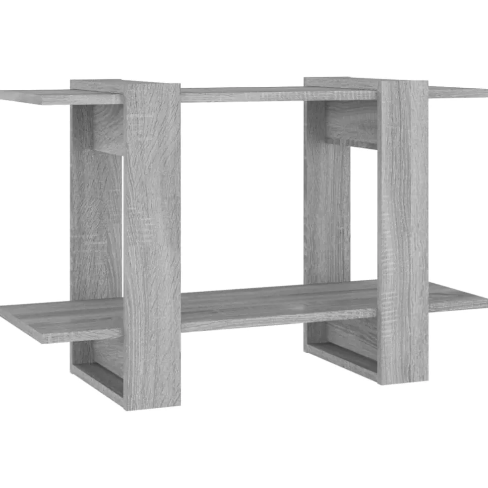 vidaXL Boekenkast/kamerscherm 80x30x51 cm grijs sonoma eikenkleurig