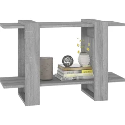 vidaXL Boekenkast/kamerscherm 80x30x51 cm grijs sonoma eikenkleurig
