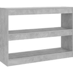vidaXL Boekenkast/kamerscherm 100x30x72 cm betongrijs