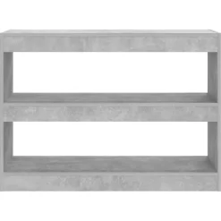 vidaXL Boekenkast/kamerscherm 100x30x72 cm betongrijs
