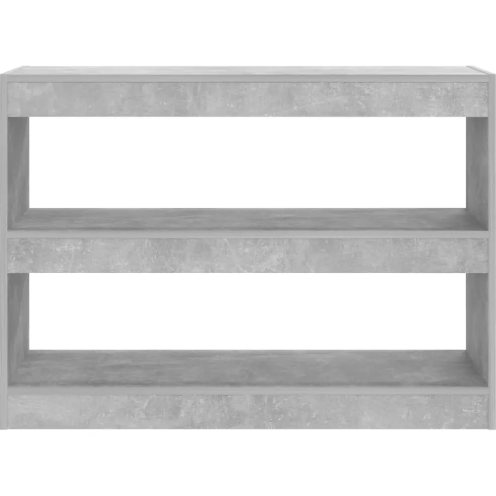 vidaXL Boekenkast/kamerscherm 100x30x72 cm betongrijs