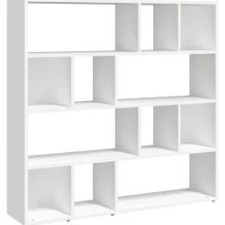 vidaXL Boekenkast/kamerscherm 105x24x102 cm wit