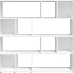 vidaXL Boekenkast/kamerscherm 105x24x102 cm wit