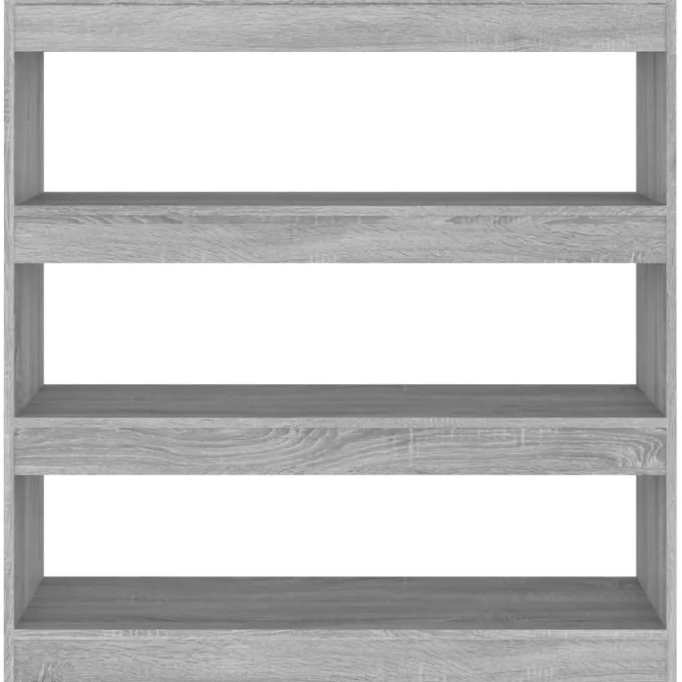vidaXL Boekenkast/kamerscherm 100x30x103 cm grijs sonoma eikenkleurig