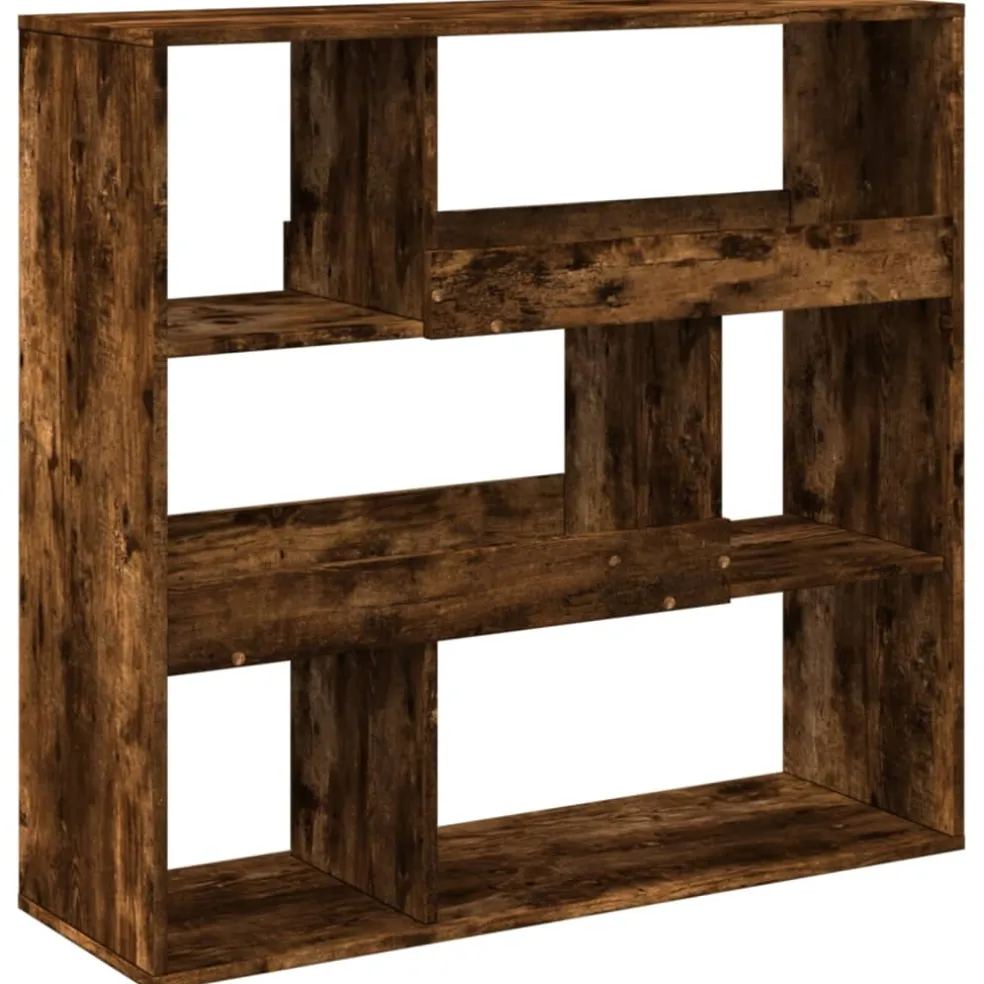 vidaXL Boekenkast / kamerscherm 100x33x94,5 cm gerookt eikenkleurig
