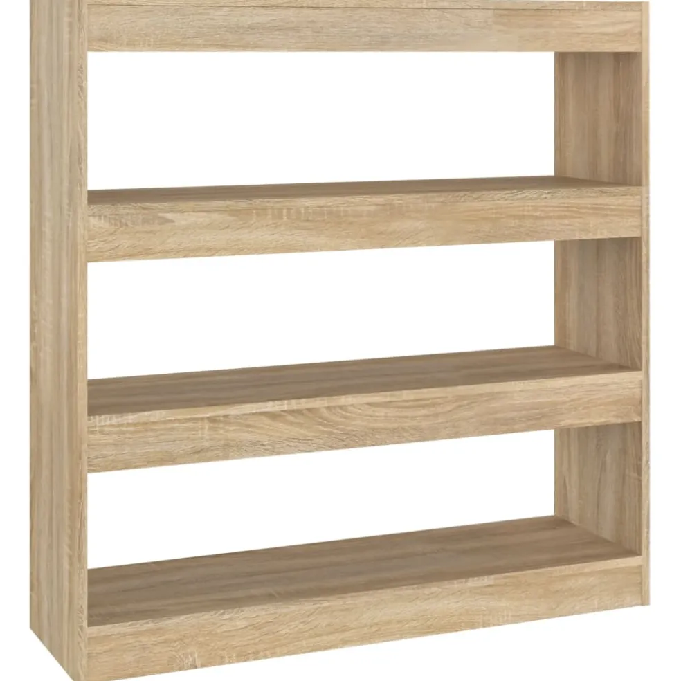 vidaXL Boekenkast/kamerscherm 100x30x103 cm sonoma eikenkleurig