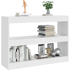 vidaXL Boekenkast/kamerscherm 100x30x72 cm wit