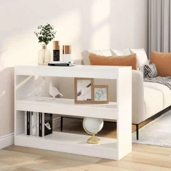 vidaXL Boekenkast/kamerscherm 100x30x72 cm wit