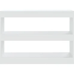 vidaXL Boekenkast/kamerscherm 100x30x72 cm wit