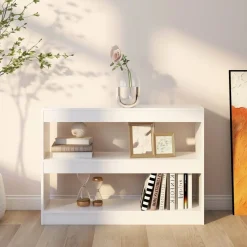 vidaXL Boekenkast/kamerscherm 100x30x72 cm wit