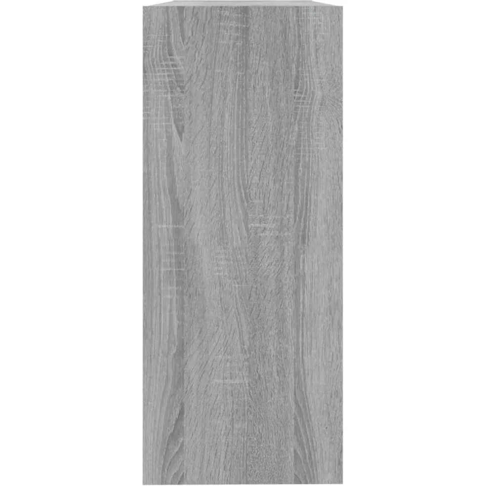vidaXL Boekenkast/kamerscherm 100x30x72 cm grijs sonoma eikenkleurig