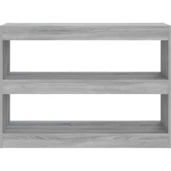 vidaXL Boekenkast/kamerscherm 100x30x72 cm grijs sonoma eikenkleurig