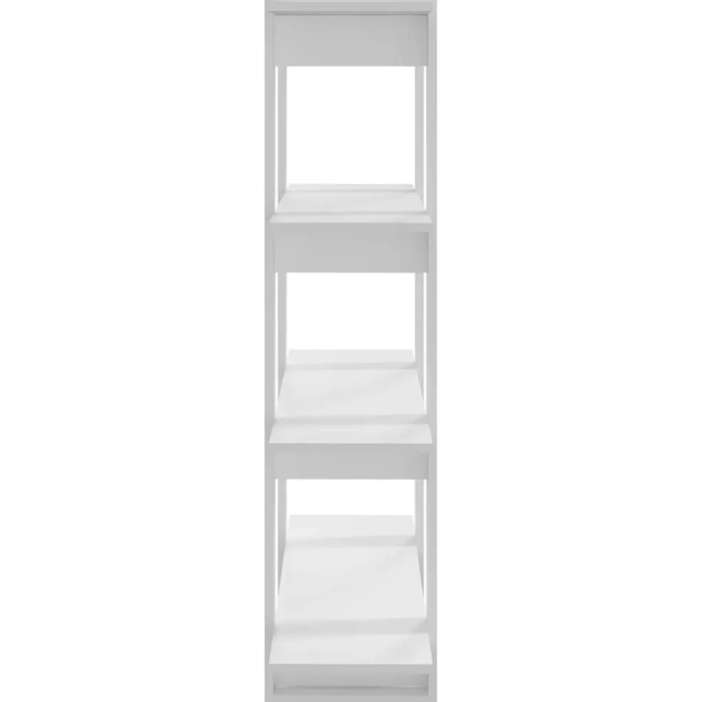 vidaXL Boekenkast/kamerscherm 100x30x123,5 cm wit