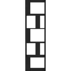 vidaXL Boekenkast/kamerscherm 45x24x159 cm bewerkt hout zwart